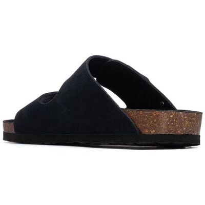XTI Sandalias planas de mujer con doble tira de hebillas. (41) Negro mujer XTI Sandalias planas de mujer con doble tira de hebillas. (41) Negro mujer