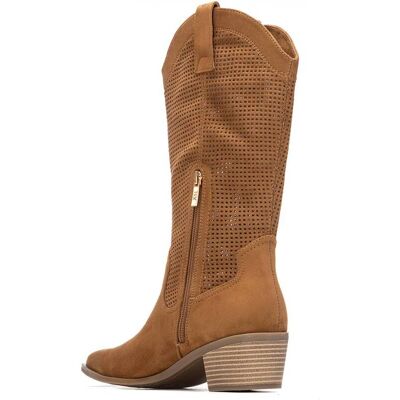 XTI Botas básicas cowboy de mujer de verano caladas. (38) Camel mujer XTI Botas básicas cowboy de mujer de verano caladas. (38) Camel mujer
