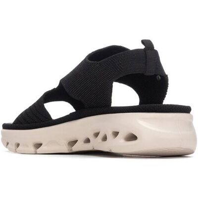 XTI Sandalias planas de mujer con suela de goma. (40) Negro mujer XTI Sandalias planas de mujer con suela de goma. (40) Negro mujer