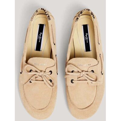 Pepe Jeans Mocasines de mujer de ante. (39) Natural mujer Pepe Jeans Mocasines de mujer de ante. (39) Natural mujer