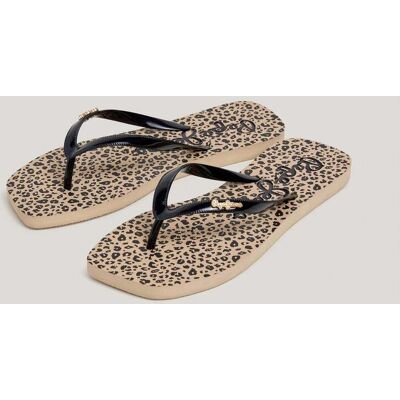 Pepe Jeans Chanclas de mujer de playa animal print. (38) Natural mujer Pepe Jeans Chanclas de mujer de playa animal print. (38) Natural mujer