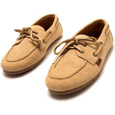 mustang Zapatos de cordones de mujer en piel estilo náutico. (37) Natural mujer mustang Zapatos de cordones de mujer en piel estilo náutico. (37) Natural mujer
