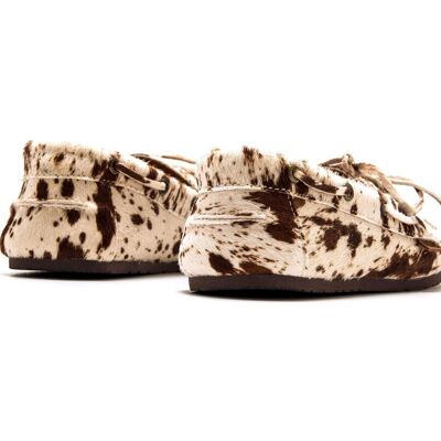 mustang Zapatos de cordones de mujer en piel estilo náutico. (37) Marrón / Blanco roto mujer mustang Zapatos de cordones de mujer en piel estilo náutico. (37) Marrón / Blanco roto mujer