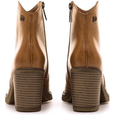 mustang Botines de mujer de estilo cowboy y tacón medio. (38) Camel mujer mustang Botines de mujer de estilo cowboy y tacón medio. (38) Camel mujer