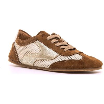 mustang Zapatos planos de mujer en piel con piso barefoot. (37) Oro mujer mustang Zapatos planos de mujer en piel con piso barefoot. (37) Oro mujer
