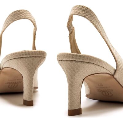 mustang Zapatos de salón de mujer destalonado. (39) Natural mujer mustang Zapatos de salón de mujer destalonado. (39) Natural mujer