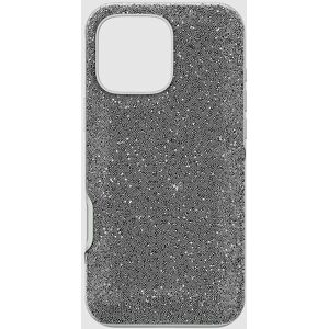 Funda de Swarovski para iPhone 16 Pro Max Plata - Smartphone Case Funda de Swarovski para iPhone 16 Pro Max Plata - Smartphone Case