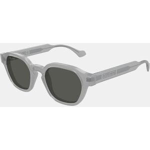 Gucci - Gafas de sol de hombre ovaladas en inyectado en gris. Gris Gucci - Gafas de sol de hombre ovaladas en inyectado en gris. Gris