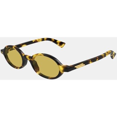 Bottega Veneta - Gafa de sol unisex ovalada en acetato. Marrón Bottega Veneta - Gafa de sol unisex ovalada en acetato. Marrón
