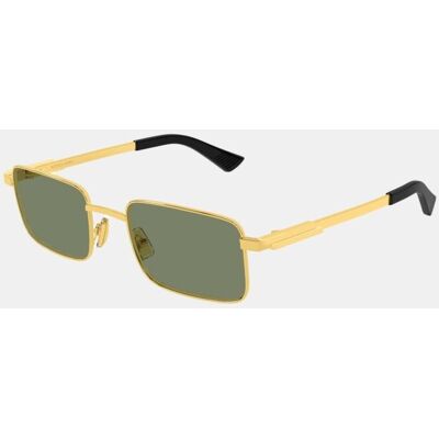 Bottega Veneta - Gafa de sol unisex rectangular metalica. Oro Bottega Veneta - Gafa de sol unisex rectangular metalica. Oro