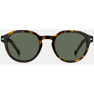 Boss - Gafas de sol de hombre ovaladas en acetato en havana. Marrón Boss - Gafas de sol de hombre ovaladas en acetato en havana. Marrón