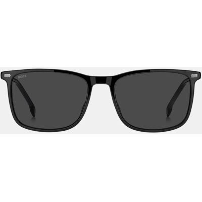 Boss - Gafa de sol de hombre rectangular en acetato. Negro Boss - Gafa de sol de hombre rectangular en acetato. Negro