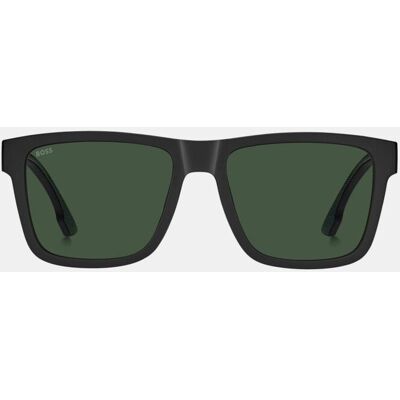 Boss - Gafa de sol de hombre rectangular en poliamida. Negro Boss - Gafa de sol de hombre rectangular en poliamida. Negro