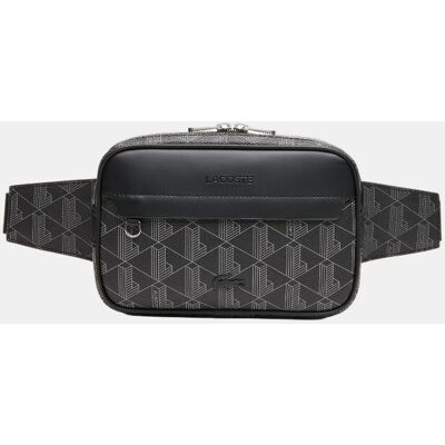 Lacoste - Bolso riñonera con cremallera. Negro Lacoste - Bolso riñonera con cremallera. Negro