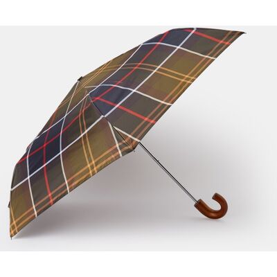 Barbour - Paraguas plegable automático estampado de cuadrós tartán. Multicolor Barbour - Paraguas plegable automático estampado de cuadrós tartán. Multicolor