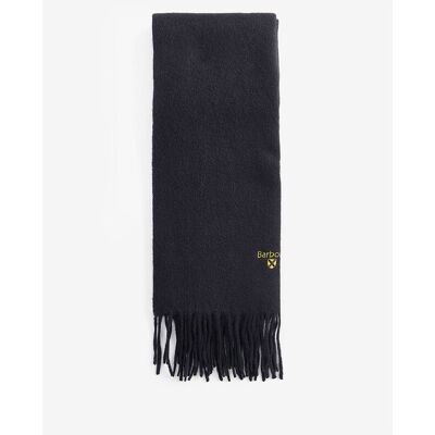 Barbour - Bufanda de lana de hombre. Negro Única Barbour - Bufanda de lana de hombre. Negro Única