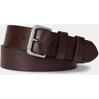 Ralph Lauren - Cinturón de hombre de piel con el caballo marca de la casa. Marrón oscuro 90 Ralph Lauren - Cinturón de hombre de piel con el caballo marca de la casa. Marrón oscuro 90