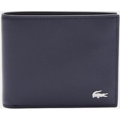 Lacoste - Billetera de piel fg de hombre para seis tarjetas. Azul Lacoste - Billetera de piel fg de hombre para seis tarjetas. Azul