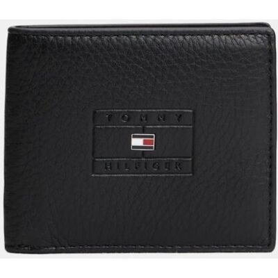 Tommy Hilfiger - Mini billetera de mujer en color negro de . Negro Tommy Hilfiger - Mini billetera de mujer en color negro de . Negro