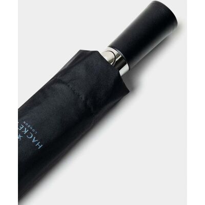 Hackett - Paraguas de hombre plegable. Negro Única Hackett - Paraguas de hombre plegable. Negro Única