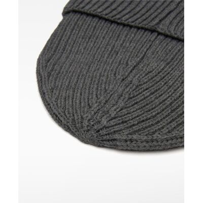 Adolfo Dominguez - Gorro de hombre beanie en punto canalé. Gris Única Adolfo Dominguez - Gorro de hombre beanie en punto canalé. Gris Única
