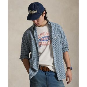 Ralph Lauren - Camisa de hombre de algodón estampada. Multicolor L Ralph Lauren - Camisa de hombre de algodón estampada. Multicolor L