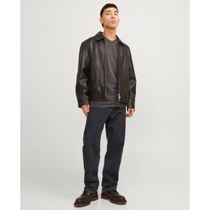 Jack & Jones - Vaquero de corte loose de tiro bajo para hombre. Negro 31 - Largo 34 Jack & Jones - Vaquero de corte loose de tiro bajo para hombre. Negro 31 - Largo 34
