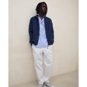 Ecoalf - Chaqueta de hombre corta de cuello alto. Azul marino M Ecoalf - Chaqueta de hombre corta de cuello alto. Azul marino M