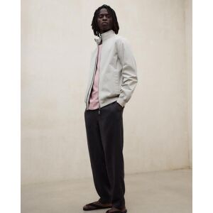 Ecoalf - Chaqueta de hombre corta de cuello alto. Beige L Ecoalf - Chaqueta de hombre corta de cuello alto. Beige L