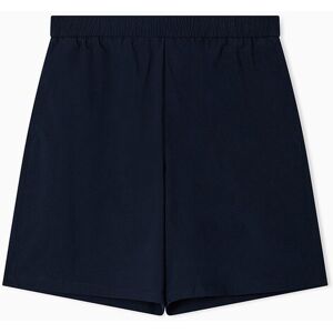 Armani - Bermuda de hombre con cintura elástica en algodón. Azul marino 34 Armani - Bermuda de hombre con cintura elástica en algodón. Azul marino 34