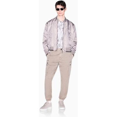 Armani - Polo de hombre manga corta estampado. Gris XXL Armani - Polo de hombre manga corta estampado. Gris XXL