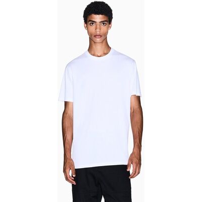 Armani - Camiseta de hombre manga corta con logo a tono. Blanco XS Armani - Camiseta de hombre manga corta con logo a tono. Blanco XS