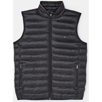 Tommy Hilfiger - Chaleco acolchado con cierre de cremallera de hombre. Negro 5 Tommy Hilfiger - Chaleco acolchado con cierre de cremallera de hombre. Negro 5