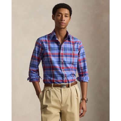 Ralph Lauren - Camisa Oxford de hombre de algodón Regular fit. Multicolor XL Ralph Lauren - Camisa Oxford de hombre de algodón Regular fit. Multicolor XL