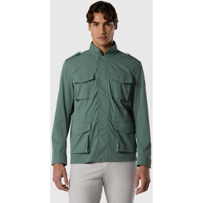 North Sails - Fieldjacket de hombre en tejido ultra elástico. Verde M North Sails - Fieldjacket de hombre en tejido ultra elástico. Verde M