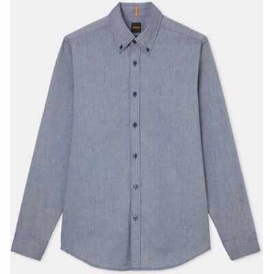 Boss - Camisa de hombre manga larga. Azul marino L Boss - Camisa de hombre manga larga. Azul marino L