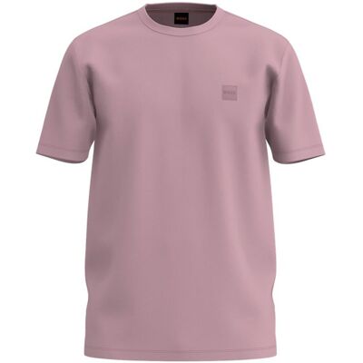 Boss - Camiseta de hombre manga corta. Rosa S Boss - Camiseta de hombre manga corta. Rosa S