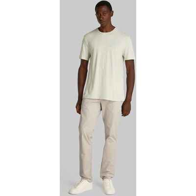 Calvin Klein - Pantalones chinos satinados de hombre slim. Gris claro 30 - Largo 32 Calvin Klein - Pantalones chinos satinados de hombre slim. Gris claro 30 - Largo 32