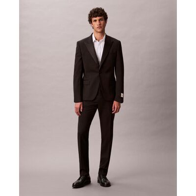 Calvin Klein - Pantalón esmoquin de Hombre fit slim. Negro 44 Calvin Klein - Pantalón esmoquin de Hombre fit slim. Negro 44