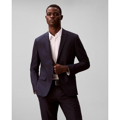 Calvin Klein - Blazer Hombre ajustada de lana. Azul 54 Calvin Klein - Blazer Hombre ajustada de lana. Azul 54