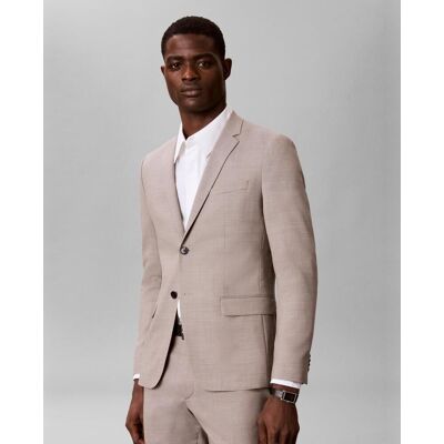 Calvin Klein - Blazer Hombre slim con microestructura barlecorn. Beige 54 Calvin Klein - Blazer Hombre slim con microestructura barlecorn. Beige 54