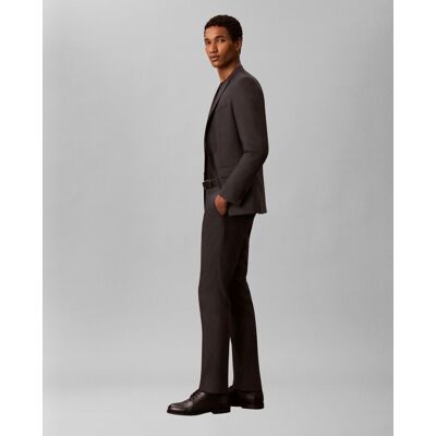 Calvin Klein - Pantalón Hombre slim con microestructura barlecorn. Gris oscuro 44 Calvin Klein - Pantalón Hombre slim con microestructura barlecorn. Gris oscuro 44