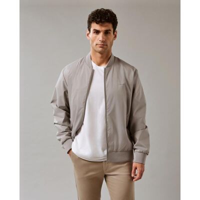 Calvin Klein - Chaqueta bomber ligera de Hombre. Gris XL Calvin Klein - Chaqueta bomber ligera de Hombre. Gris XL