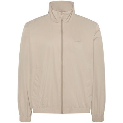 Calvin Klein - Cazadora Hombre de nailon con cuello alto. Beige M Calvin Klein - Cazadora Hombre de nailon con cuello alto. Beige M