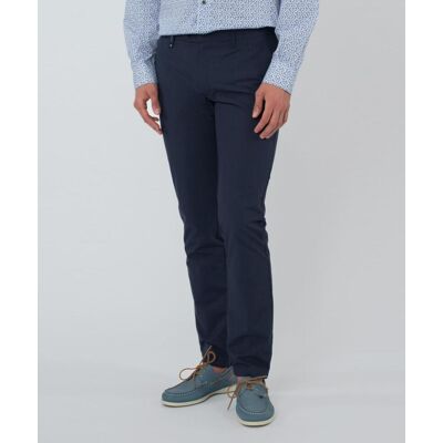 Florentino - Pantalón de hombre chino cuadros. Azul marino 44 Florentino - Pantalón de hombre chino cuadros. Azul marino 44