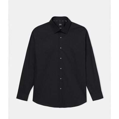Boss - Camisa de manga larga de hombre tallas grandes. Negro 48 Boss - Camisa de manga larga de hombre tallas grandes. Negro 48