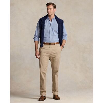 Ralph Lauren - Pantalón chino de hombre classic fit de algodón tallas grandes. Beige 58 - Largo 34 Ralph Lauren - Pantalón chino de hombre classic fit de algodón tallas grandes. Beige 58 - Largo 34