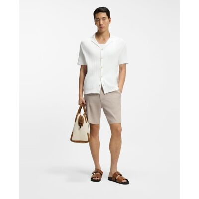Boss - Pantalón corto de hombre tallas grandes.. Beige 54 Boss - Pantalón corto de hombre tallas grandes.. Beige 54