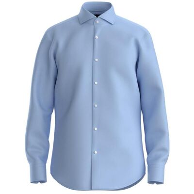 Boss - Camisa manga larga de hombre. Azul claro 42 Boss - Camisa manga larga de hombre. Azul claro 42