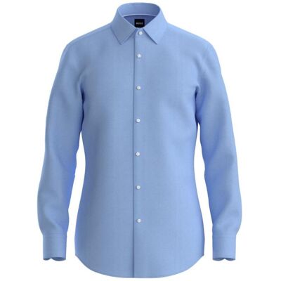 Boss - Camisa manga larga de hombre. Azul claro 42 Boss - Camisa manga larga de hombre. Azul claro 42